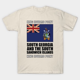 Flag of South Georgia and the South Sandwich Islands T-Shirt